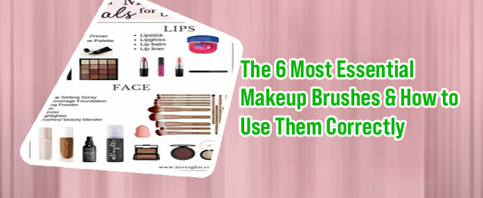 Basic makeup brushes for beginners