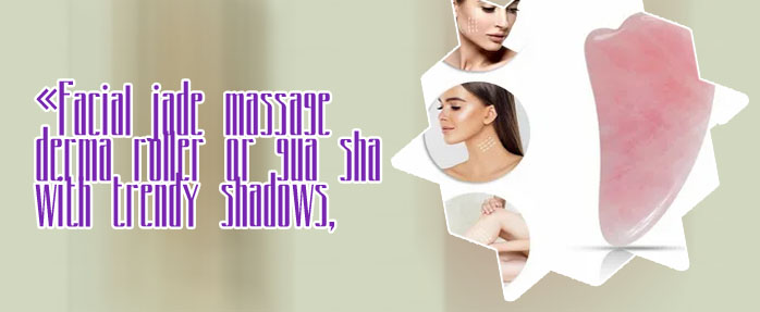 Derma roller and gua sha