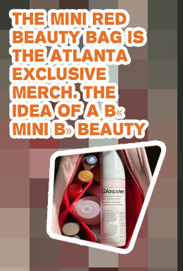 Glossier beauty bag