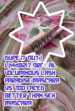 Lash paradise mascara test