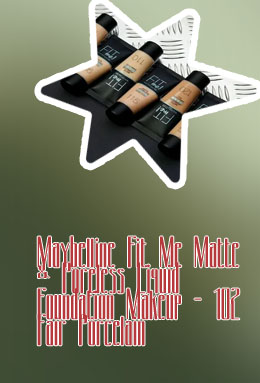 Maybelline fit me foundation for fair skin
