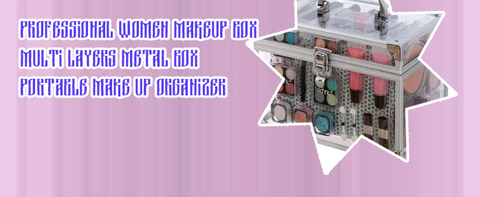 Metal makeup box
