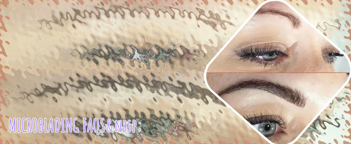 Micro blading eyebrows