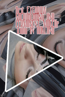 Permanent tattoo brows
