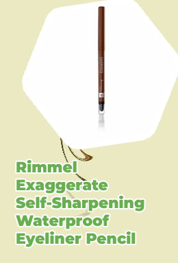 Rimmel london exaggerate waterproof black eye pencil