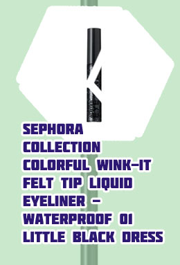 Sephora little black dress eyeliner