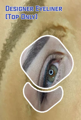Smokey eyeliner permanent makeup